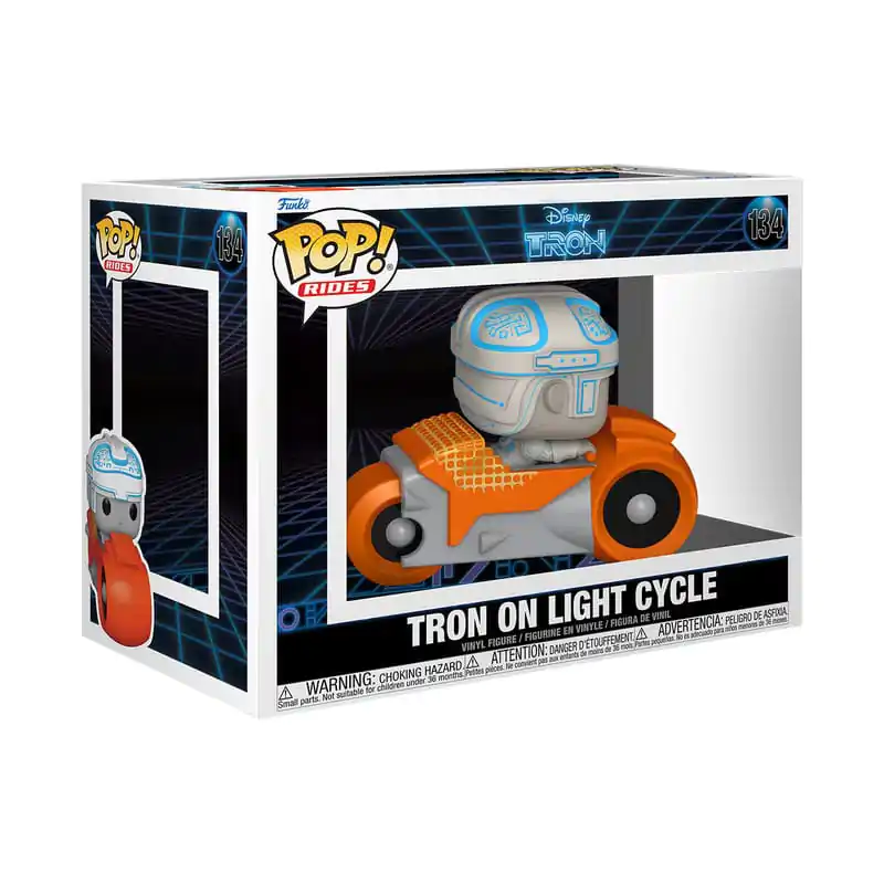 Tron(1982) Funko POP! Rides Deluxe Vinyl figura Tron w/Cycle 9 cm termékfotó