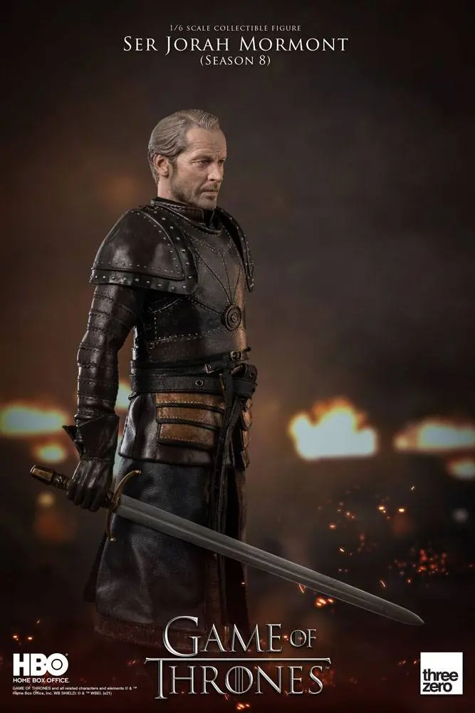 Trónok harca akciófigura 1/6 Ser Jorah Mormont (Season 8) 31 cm termékfotó