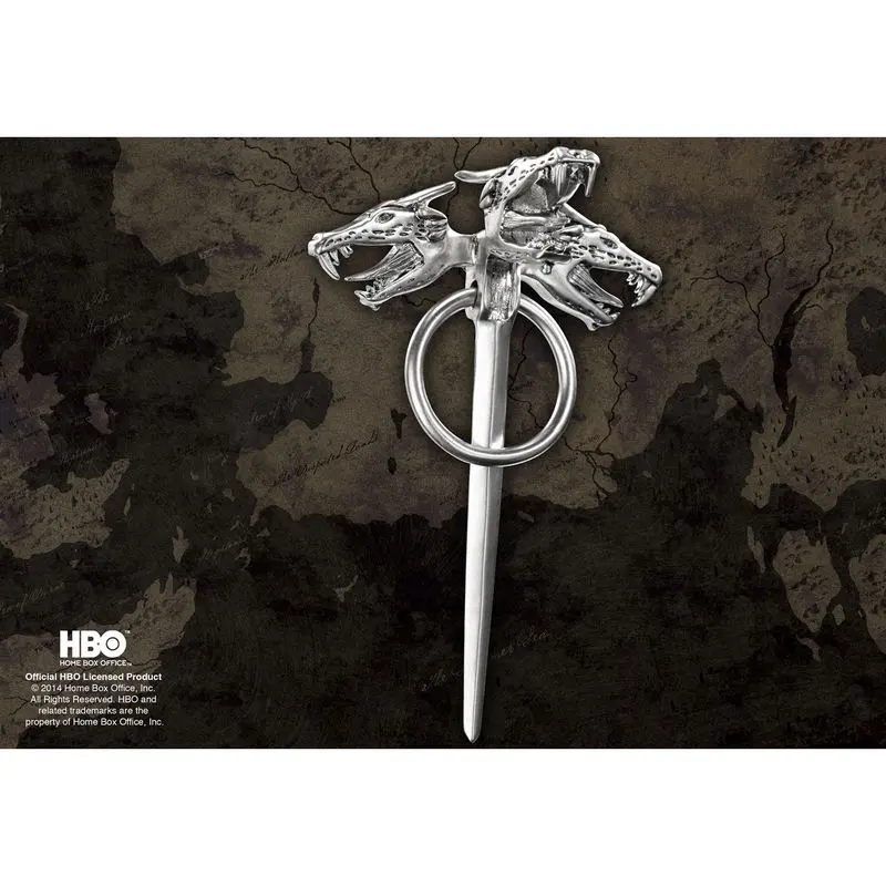Trónok harca Daenerys Three-Headed Dragon kitűző termékfotó