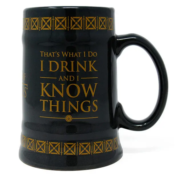 Trónok harca Drink &amp; Know Things Kerámia korsó termékfotó