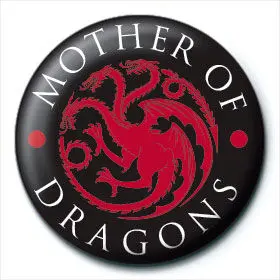 Trónok harca Mother of Dragons kitűző termékfotó