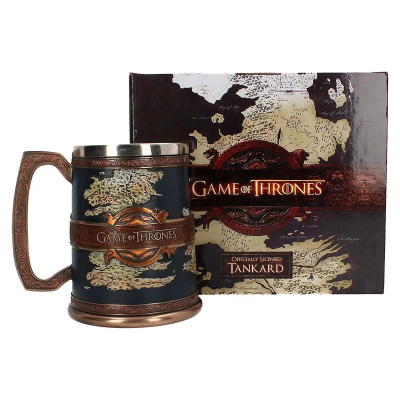 Trónok harca Seven Kingdoms Westeros Essos Tankard bögre termékfotó