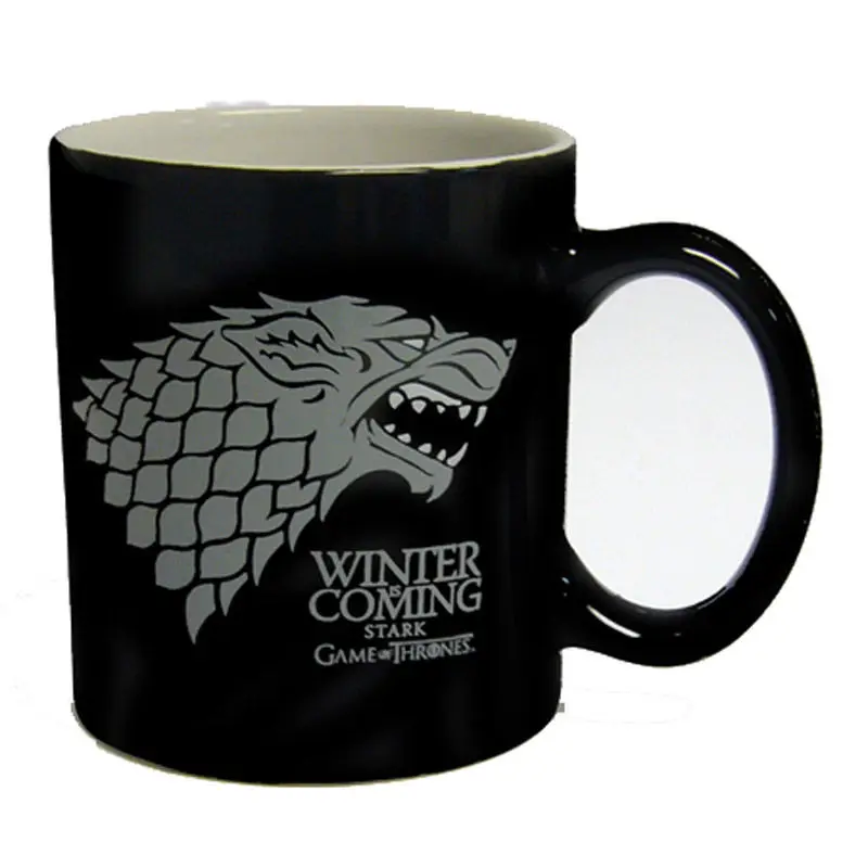 Trónok harca Stark fekete kerámiabögre termékfotó