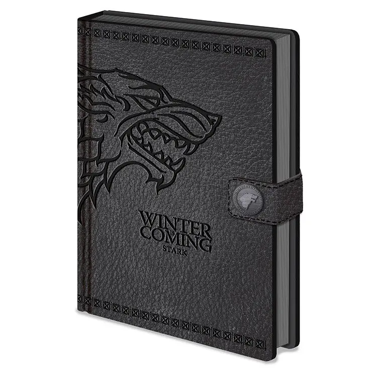 Trónok harca Stark Winter is Coming A5 prémium jegyzetfüzet termékfotó