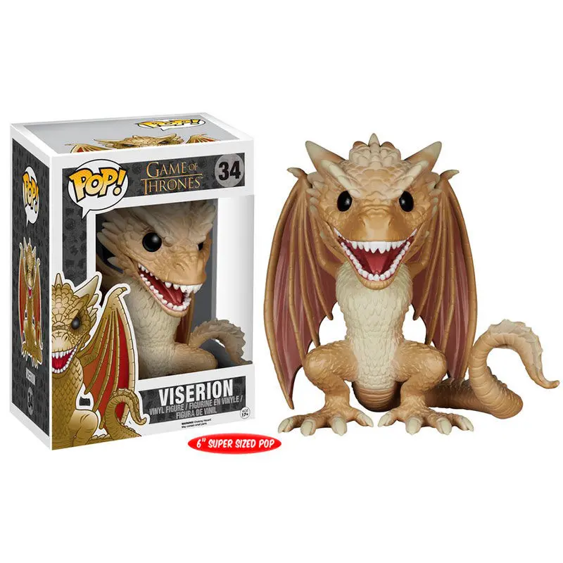 Trónok harca Viserion Funko POP figura 15cm termékfotó