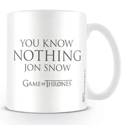 Trónok harca You Know Nothing Jon Snow bögre termékfotó