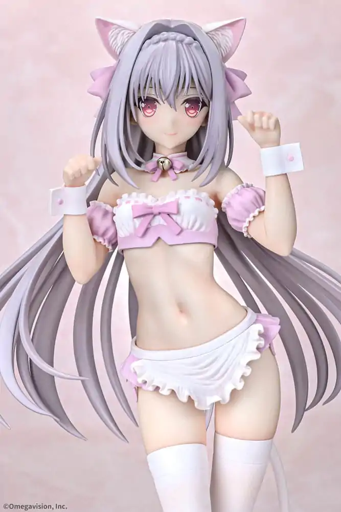 Tsuki ni Yorisou Otome no Sahou 1/6 Luna Sakurakouji Cat Maid Sakura Color Ver. PVC szobor figura 26 cm termékfotó