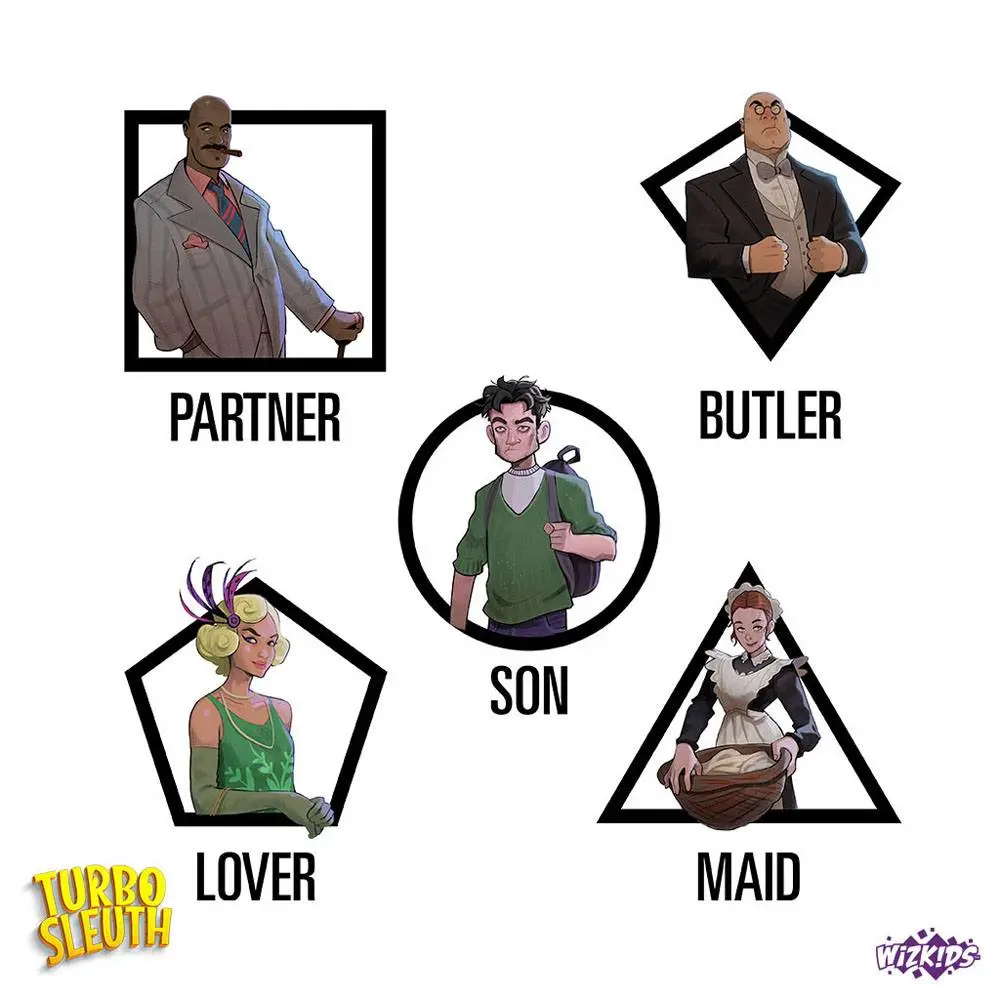 Turbo Sleuth Angol nyelvű társasjáték termékfotó