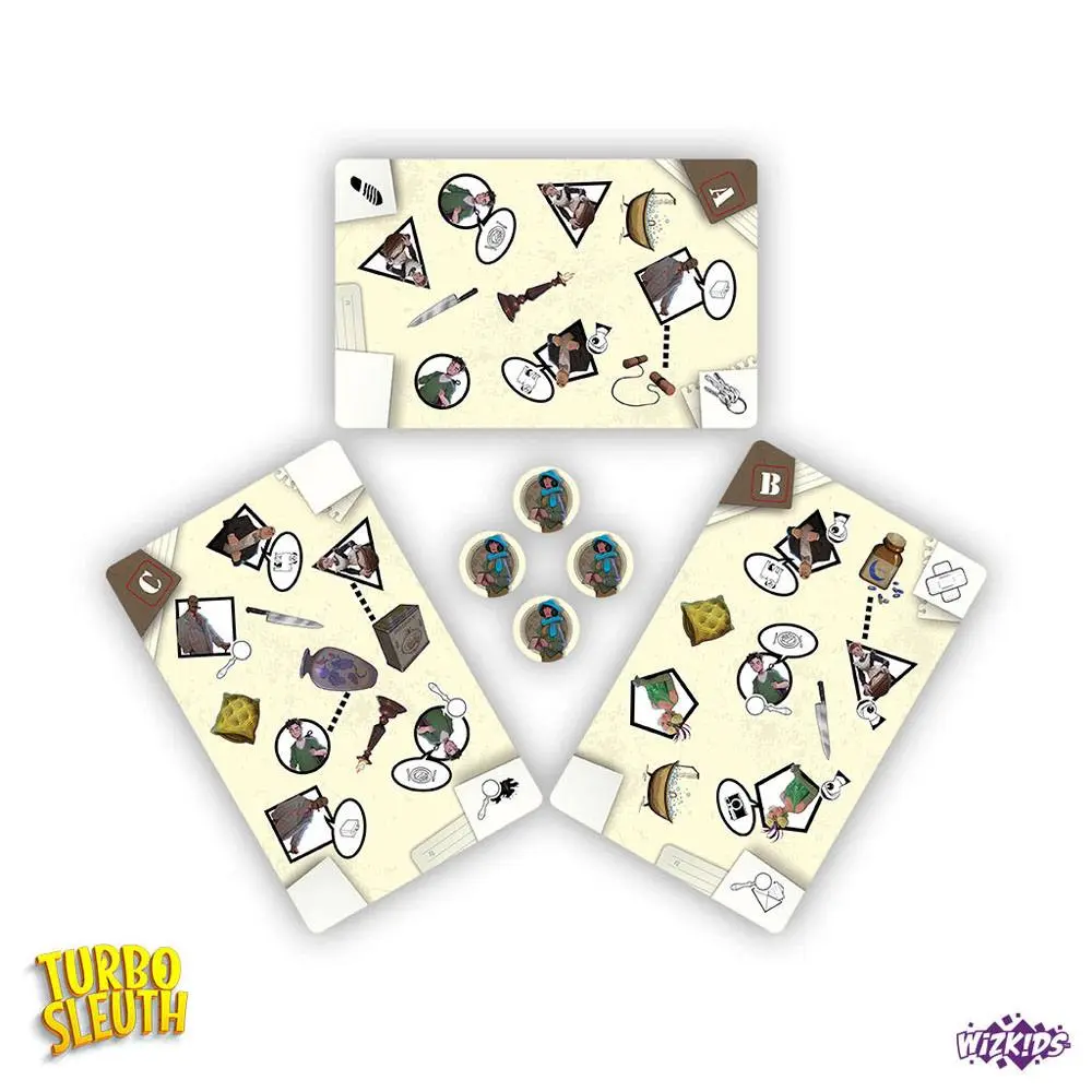 Turbo Sleuth Angol nyelvű társasjáték termékfotó