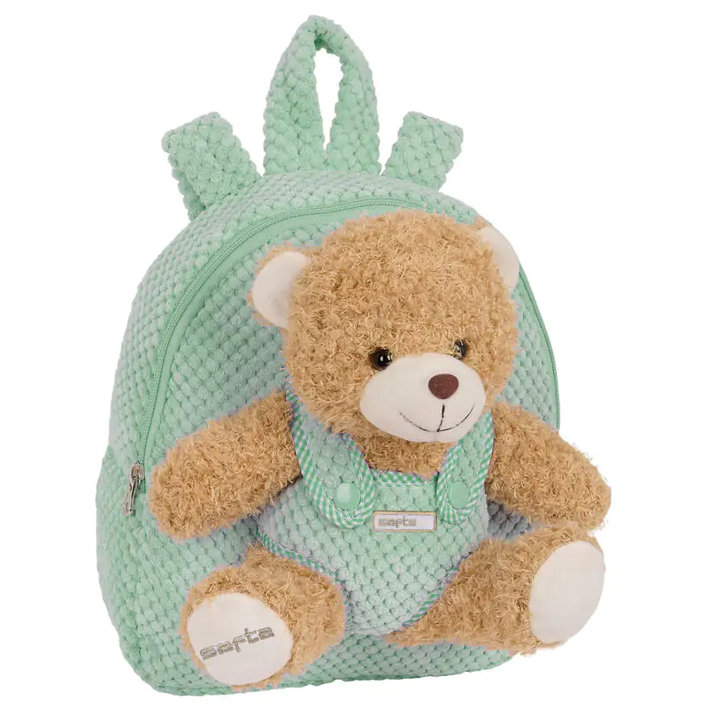 Turquoise táska hátizsák és maci plüss 27cm termékfotó