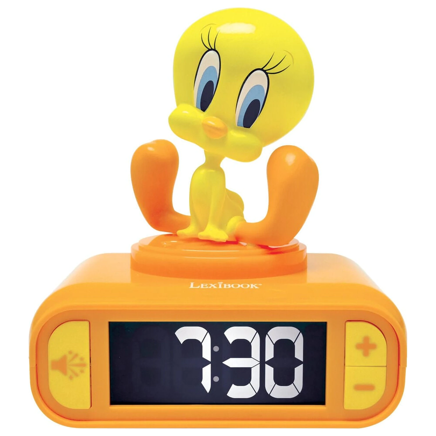 Tweety éjszakai lámpa és digitális ébresztőóra termékfotó