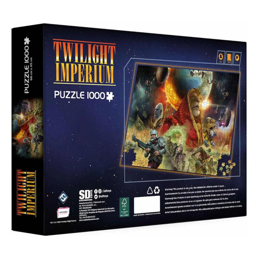 Twilight Imperium Poster puzzle (1000 darab) termékfotó