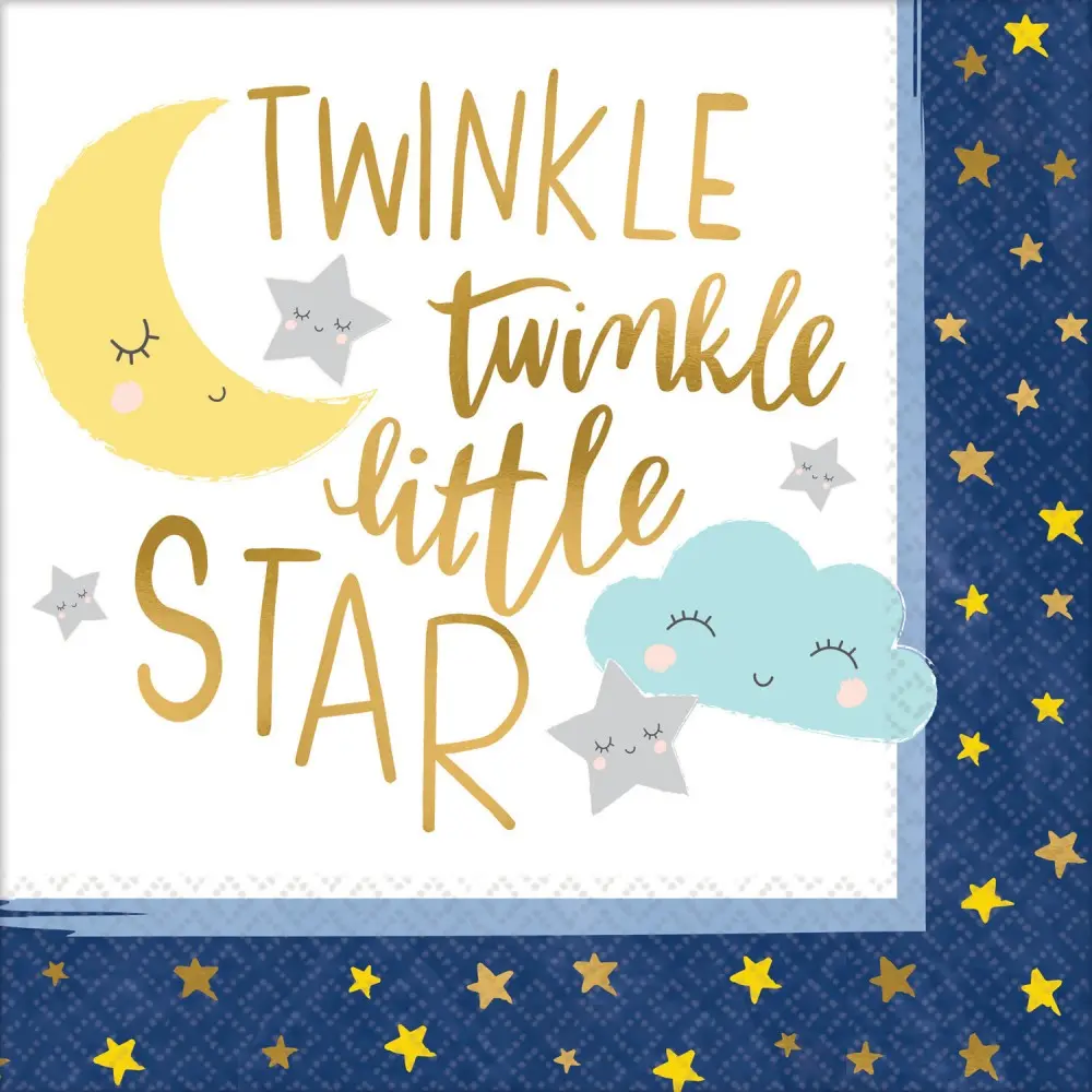 Twinkle, little star szalvéta 16 db-os 33*33 cm termékfotó