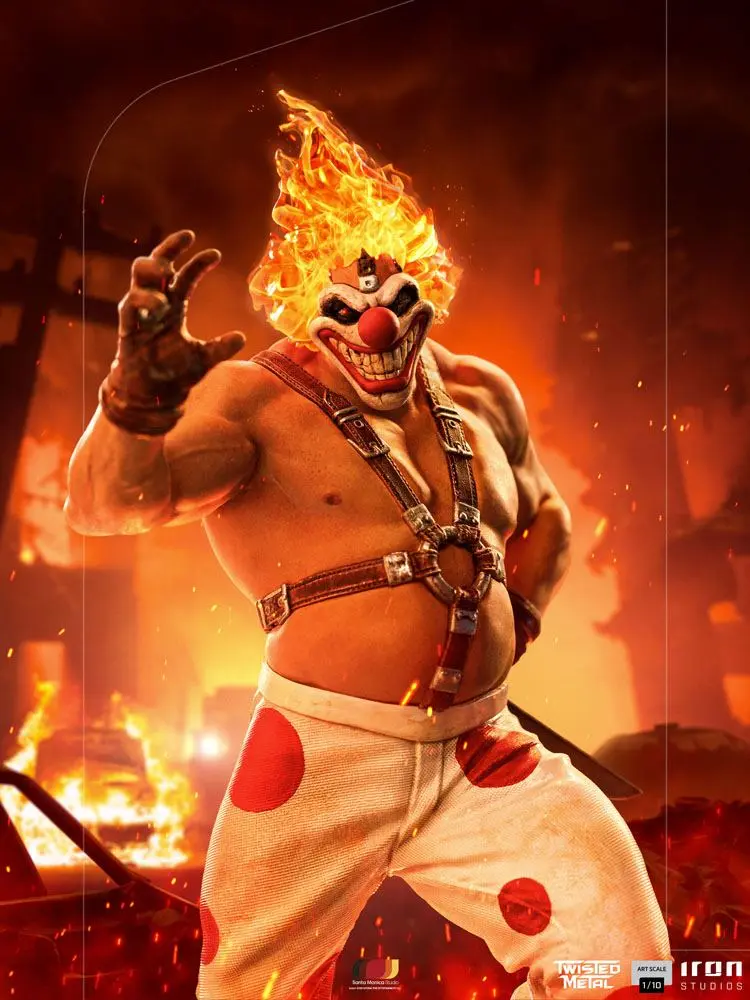 Twisted Metal Art Scale 1/10 Sweet Tooth szobor figura 27 cm termékfotó