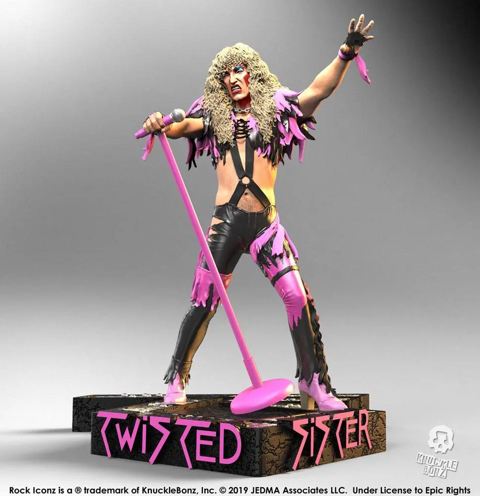 Twisted Sister Rock Iconz 2-Pack Dee Snider &amp; Jay Jay French Limitált kiadás szobor figura 22 cm termékfotó