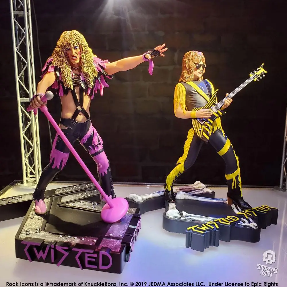 Twisted Sister Rock Iconz 2-Pack Dee Snider &amp; Jay Jay French Limitált kiadás szobor figura 22 cm termékfotó