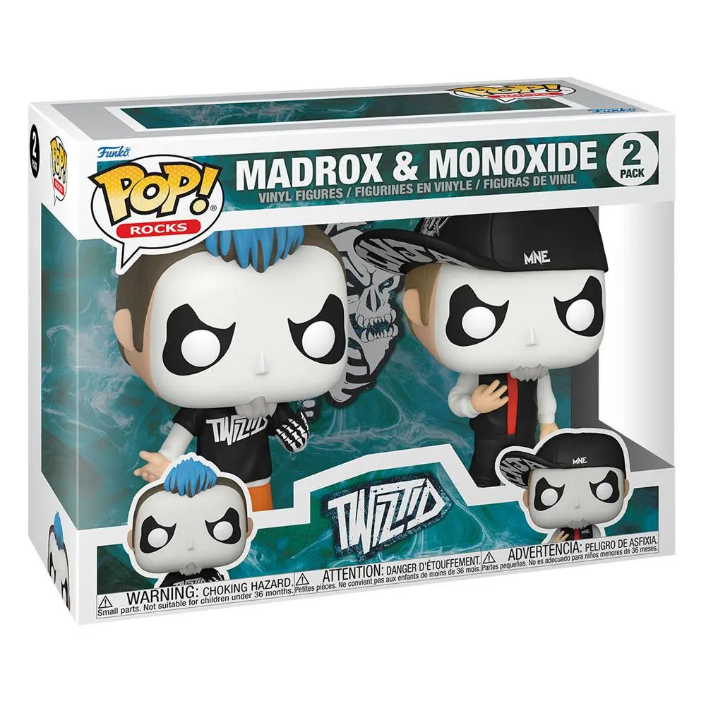 Twiztid Funko POP! Rocks Vinyl figurák Jamie Madrox & Monoxide 2 db-os figura csomag 9 cm termékfotó