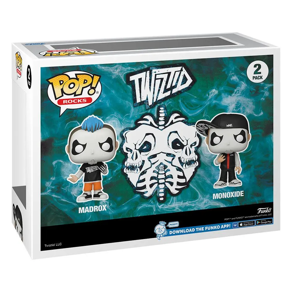 Twiztid Funko POP! Rocks Vinyl figurák Jamie Madrox & Monoxide 2 db-os figura csomag 9 cm termékfotó