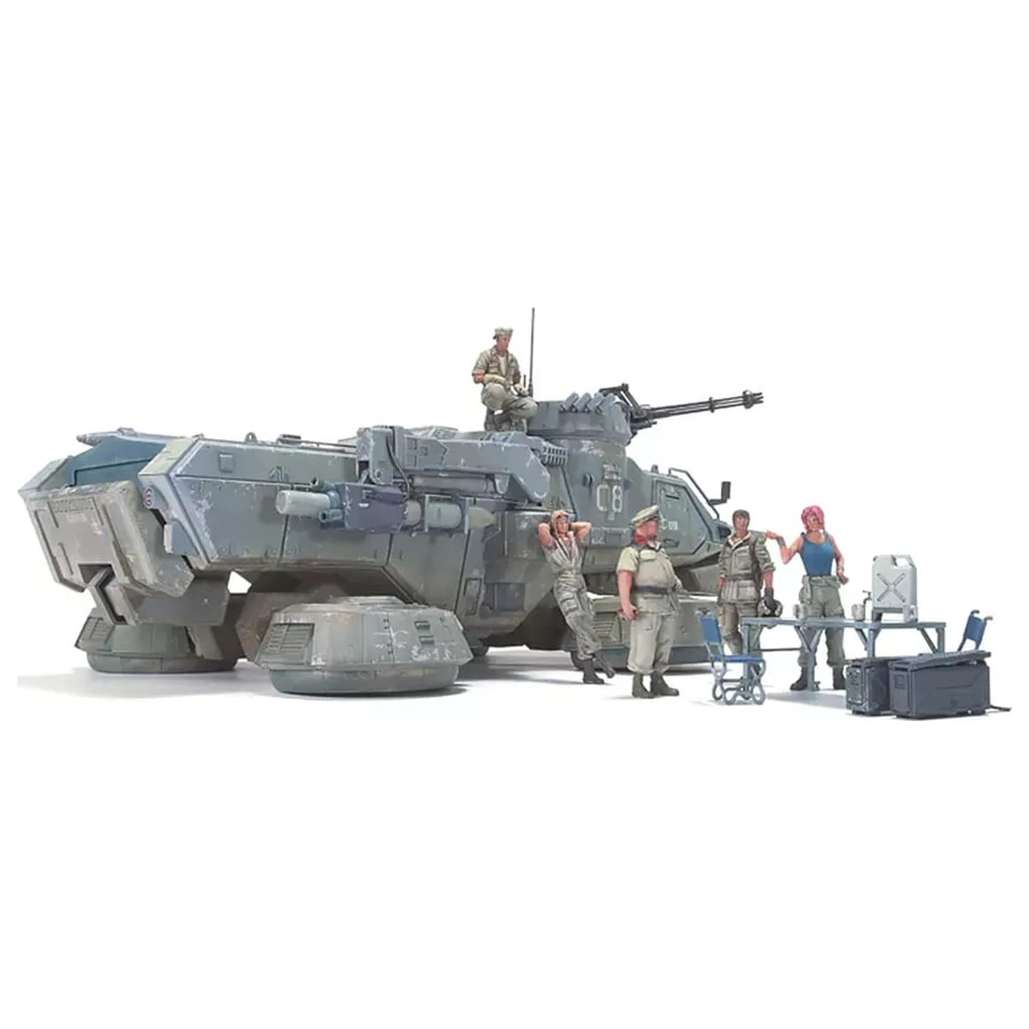 U.C. Hard Graph 1/35 Mobile Suit Gundam Earth Federation Ground Force MS Platoon at Briefing Set termékfotó