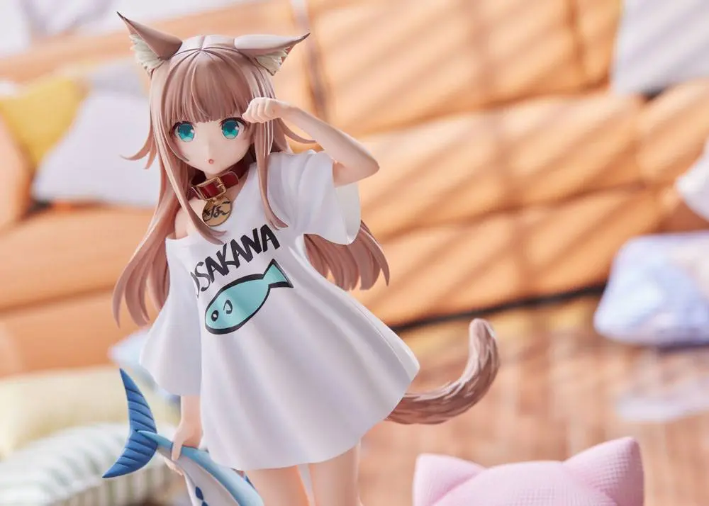 My Cat Is a Kawaii Girl 1/6 Kinako Good Morning Ver. Limited Edition szobor figura 21 cm termékfotó