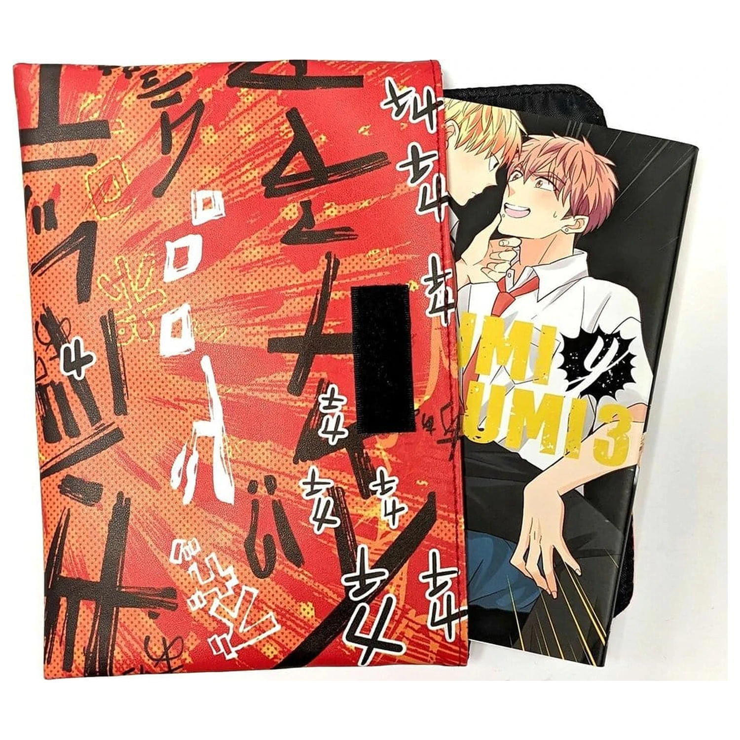 Uchiwa Manga tartó táska Kanjis 24 cm termékfotó