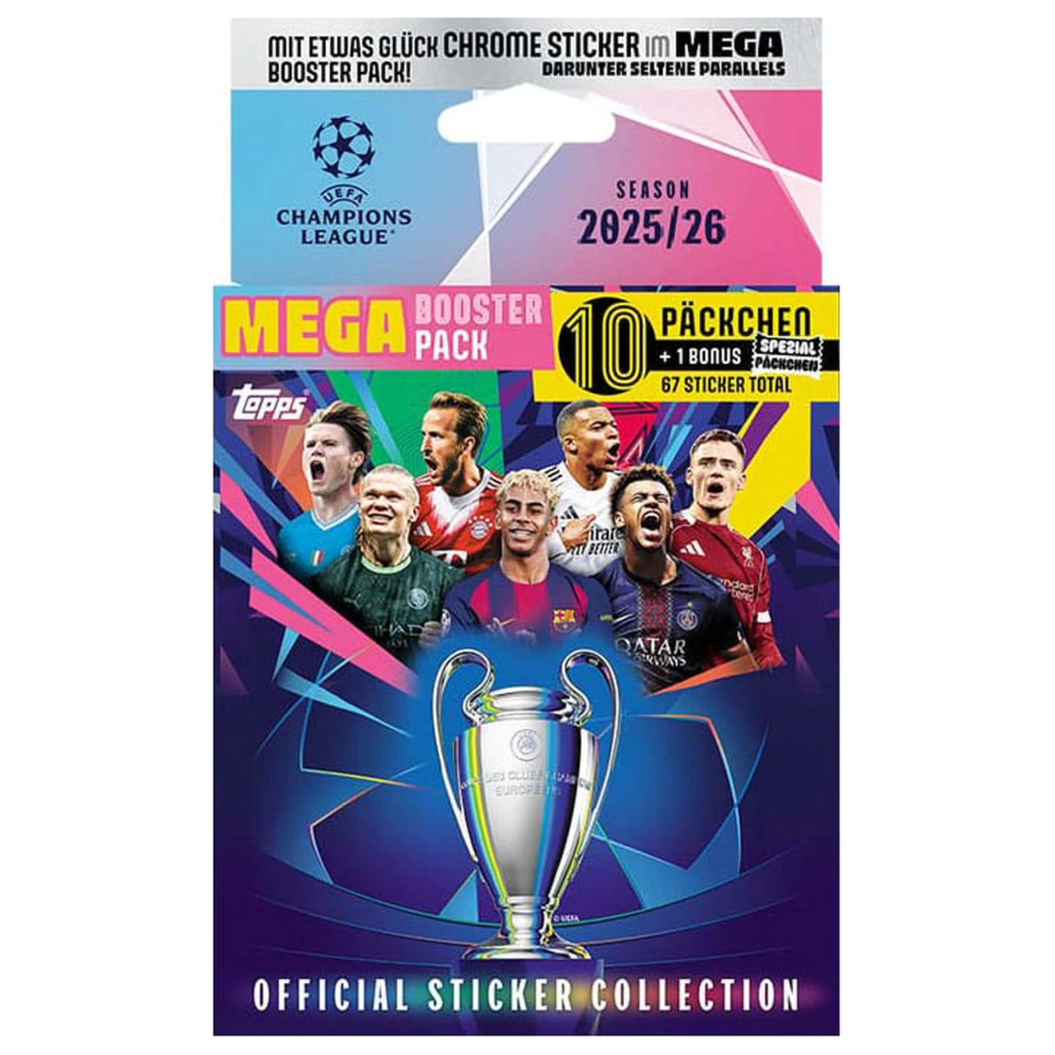 UEFA Champions League 2025/26 Mega Eco Pack matrica csomag termékfotó