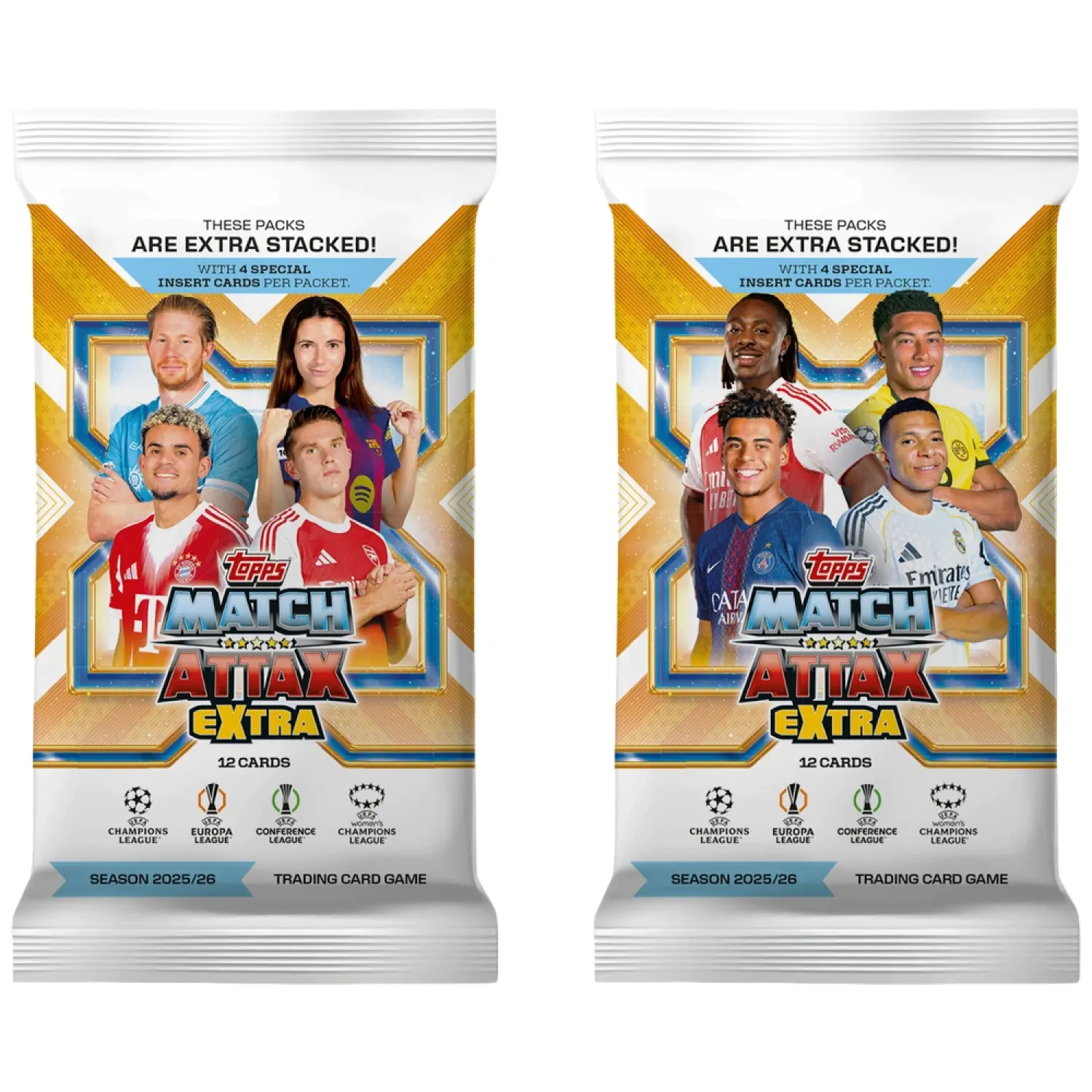 UEFA Champions League Match Attax Extra 2025/26 Booster kártyacsomag  termékfotó