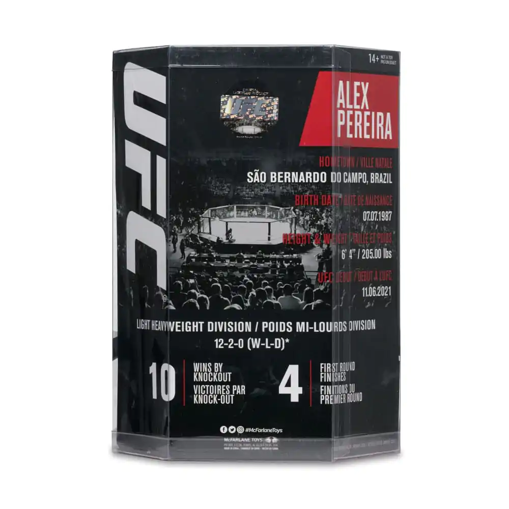 UFC Posed Alex Pereira PVC szobor figura 18 cm termékfotó