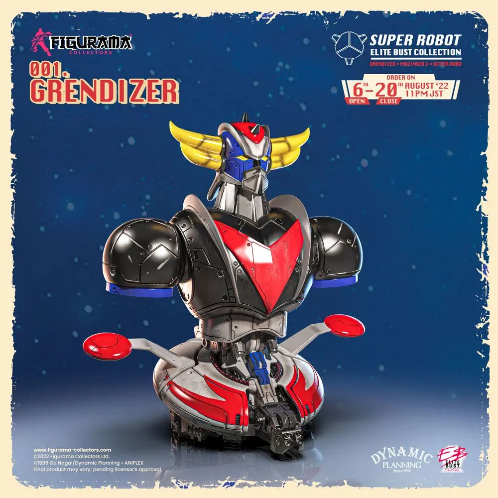 UFO Robot Grendizer Super Robot Elite 1/3 Grendizer mellszobor figura 26 cm termékfotó