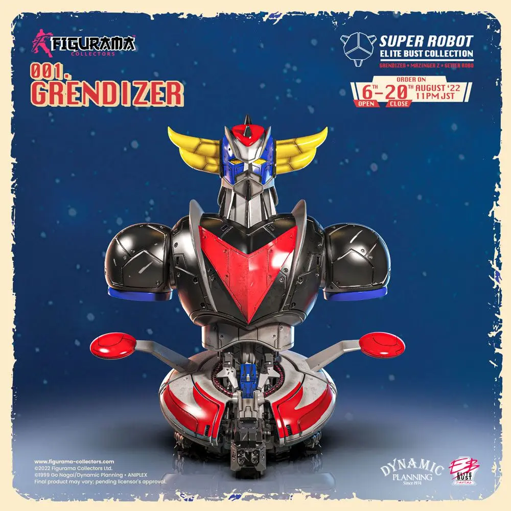 UFO Robot Grendizer Super Robot Elite 1/3 Grendizer mellszobor figura 26 cm termékfotó