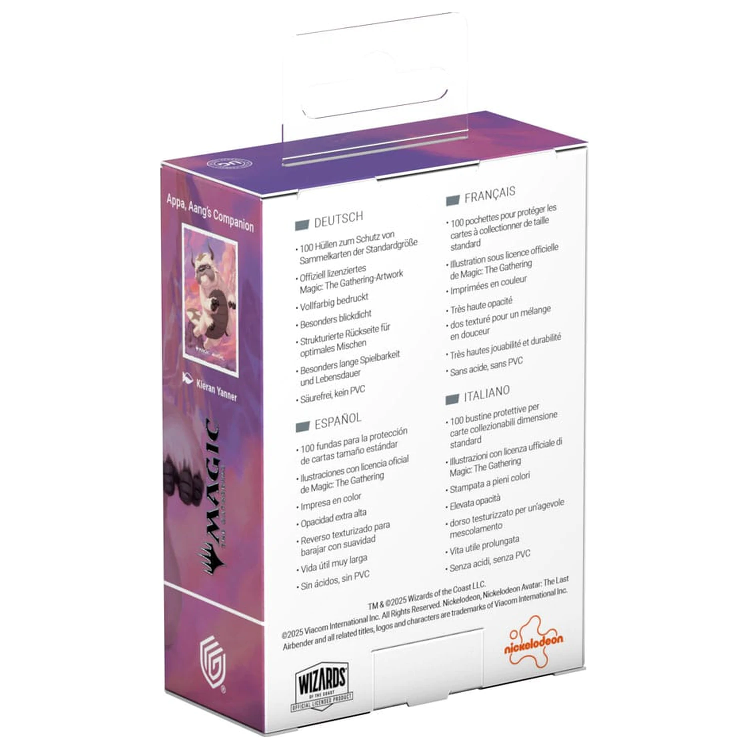 Ultimate Guard Art Sleeves Magic: The Gathering | Avatar: The Last Airbender - Appa, Aang társa kártyavédő termékfotó