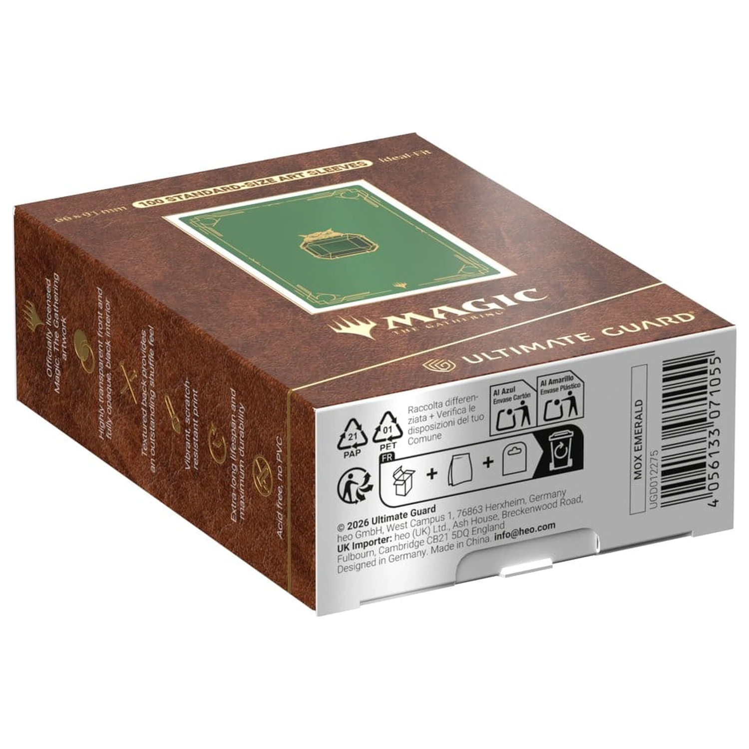 Ultimate Guard Art Sleeves Magic: The Gathering "Mox Collection" - Emerald termékfotó