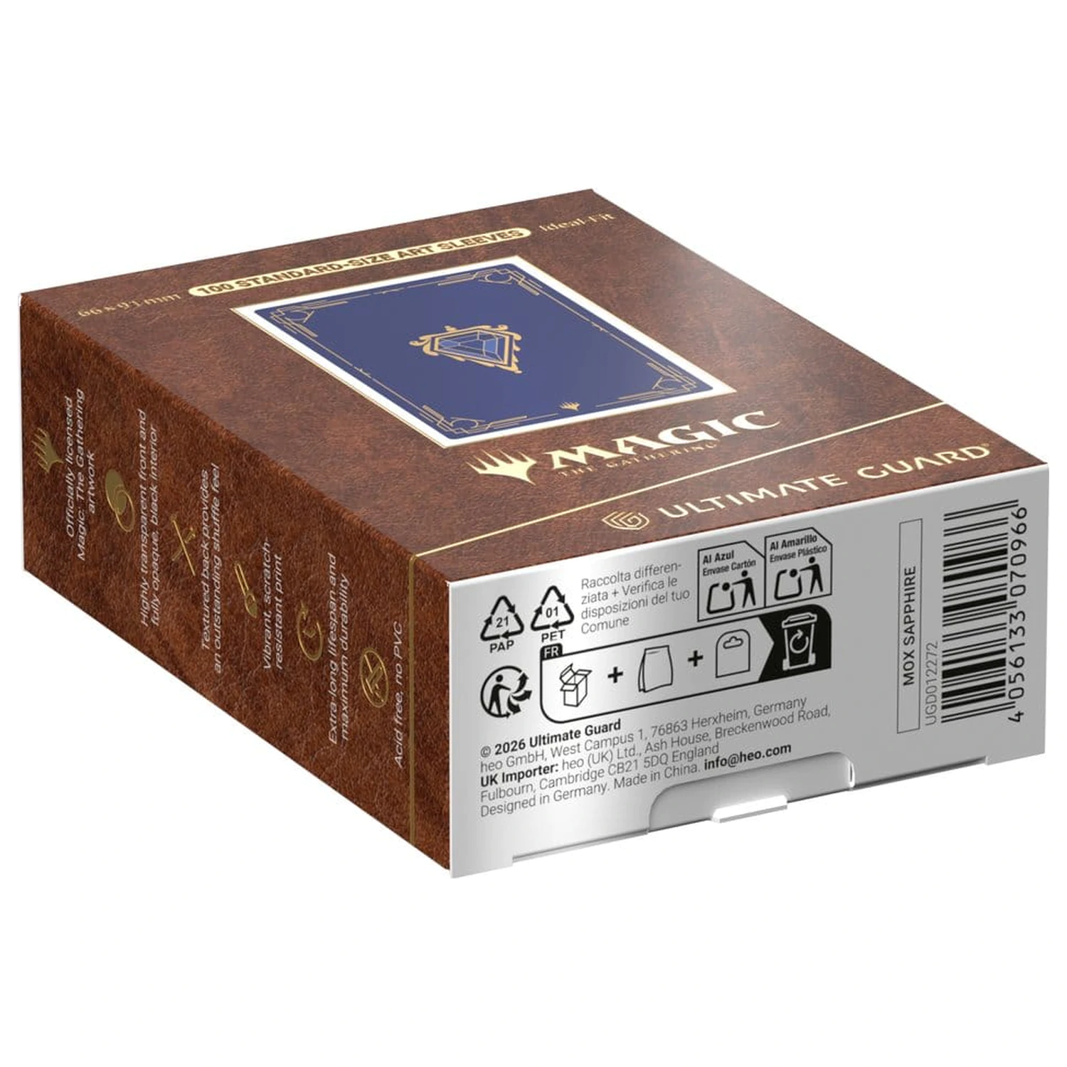 Ultimate Guard Art Sleeves Magic: The Gathering "Mox Collection" - Sapphire termékfotó