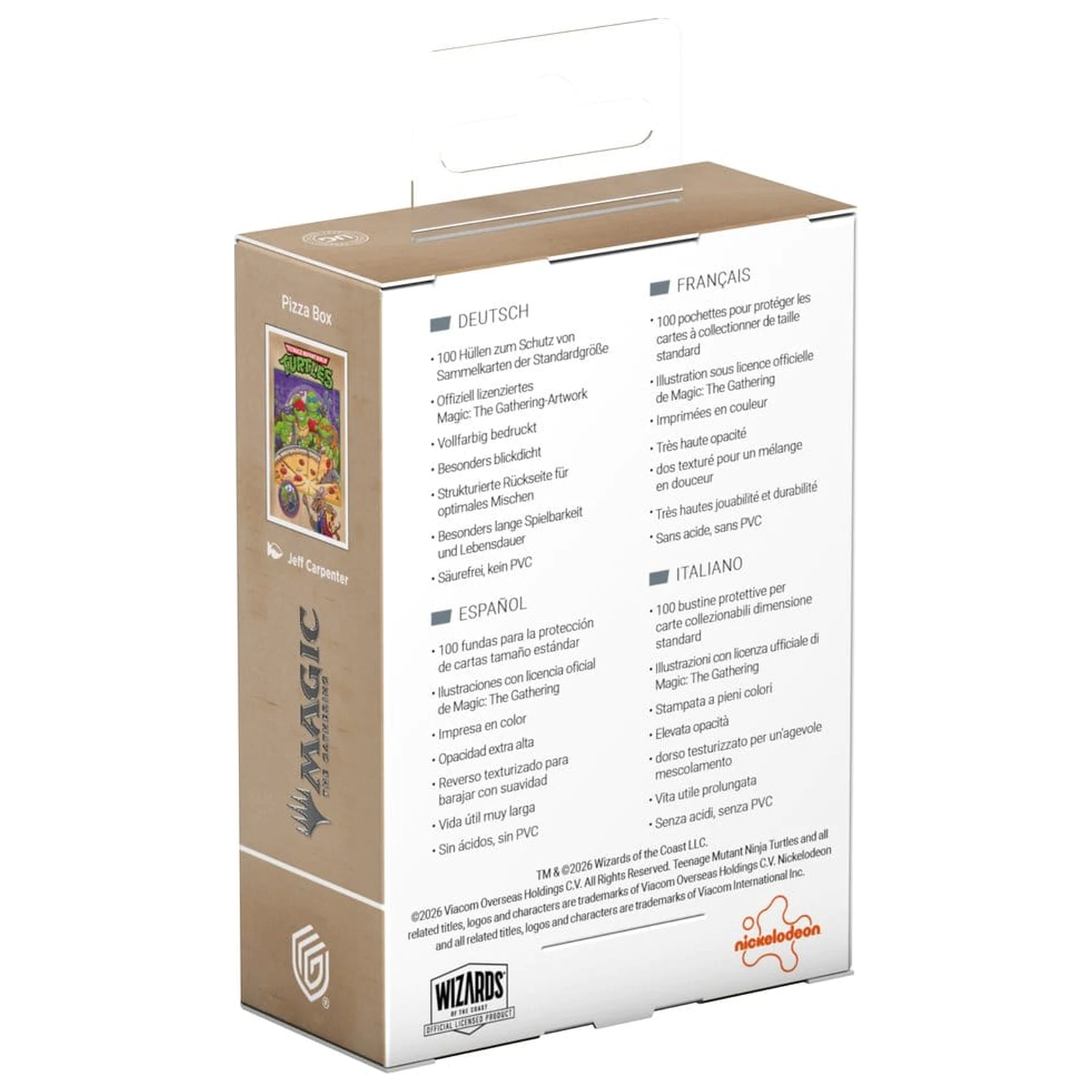 Ultimate Guard Art Sleeves Magic: The Gathering | Teenage Mutant Ninja Turtles - Pizza Box  termékfotó