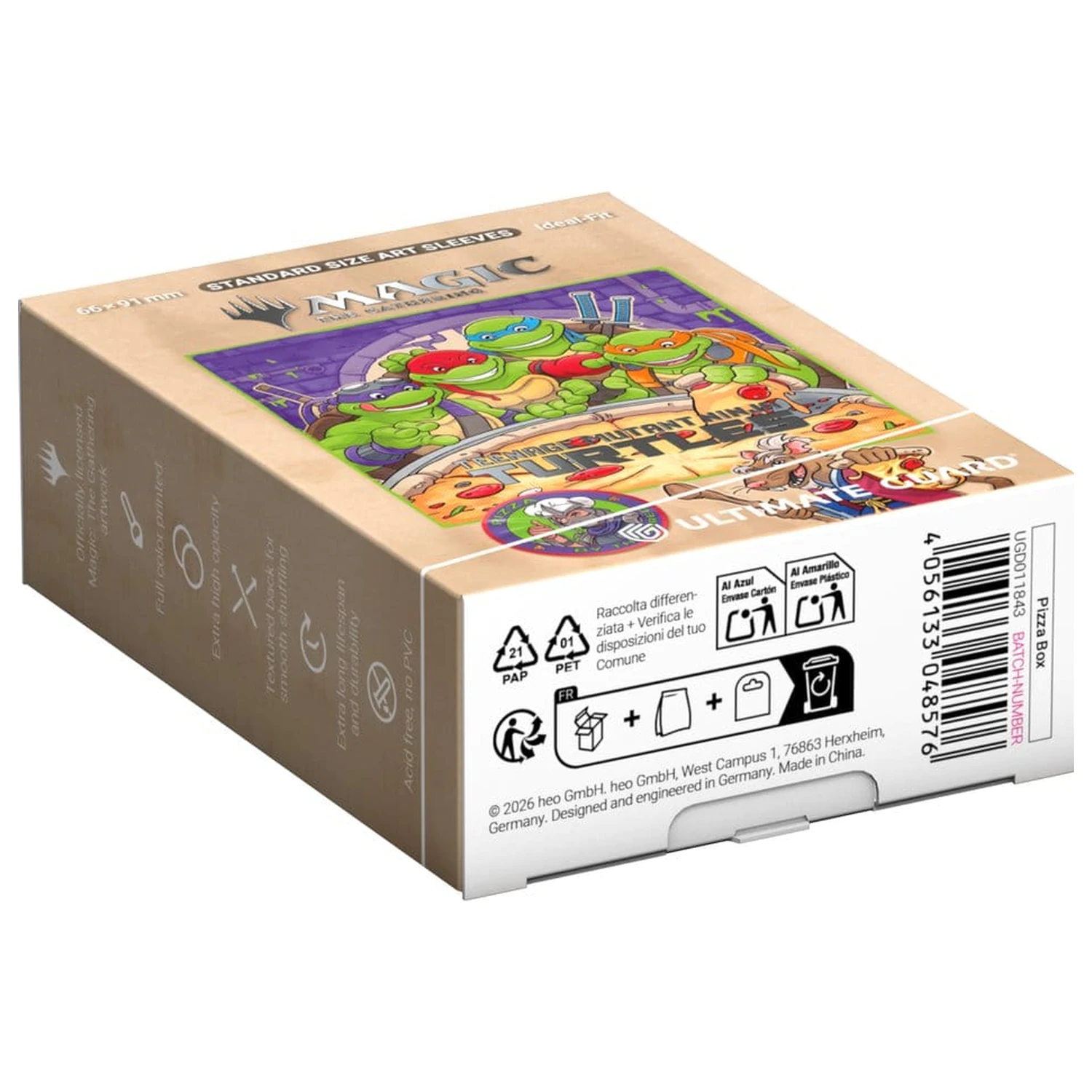 Ultimate Guard Art Sleeves Magic: The Gathering | Teenage Mutant Ninja Turtles - Pizza Box  termékfotó