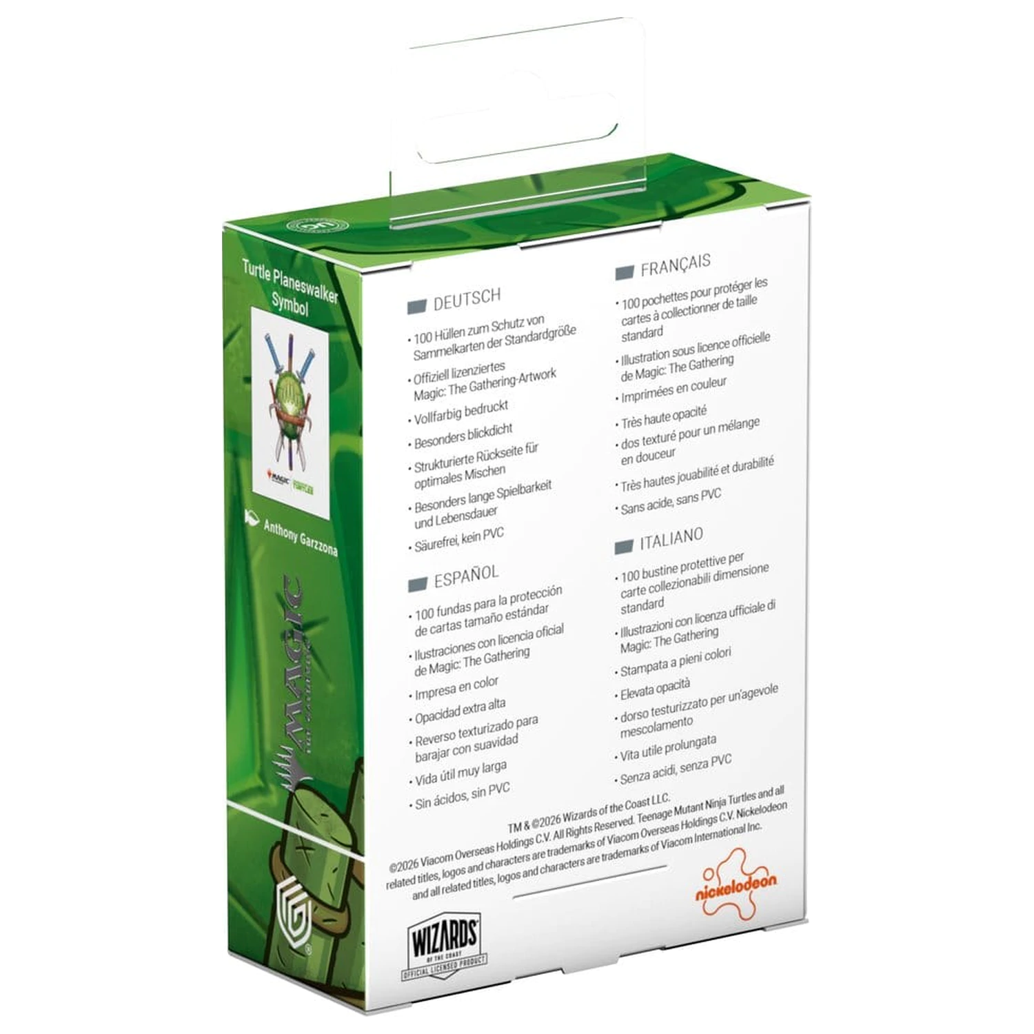 Ultimate Guard Art Sleeves Magic: The Gathering | Teenage Mutant Ninja Turtles - Turtle Planeswalker Symbol termékfotó