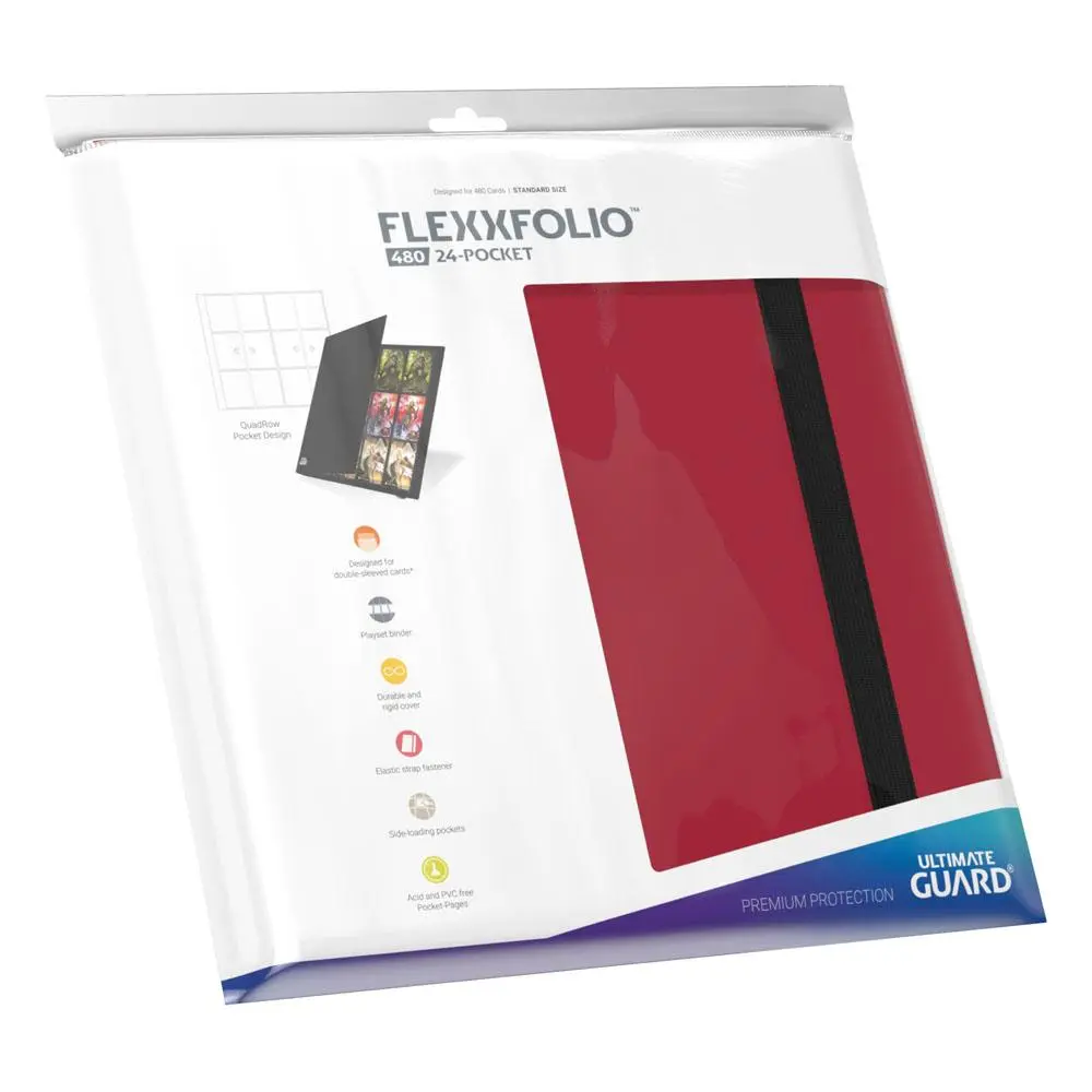 Ultimate Guard Flexxfolio 480 - 24-Pocket (Quadrow) - Red termékfotó