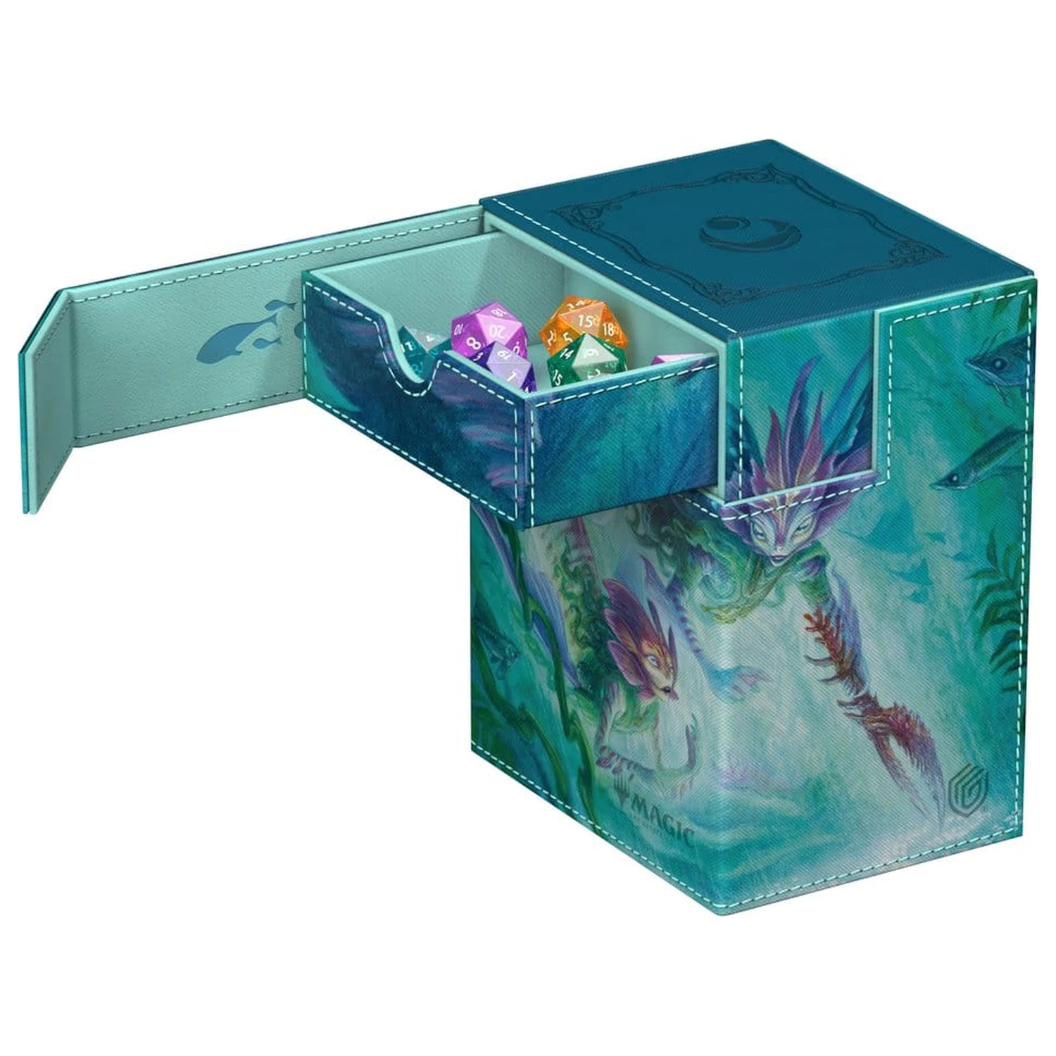 Ultimate Guard Flip'n'Tray 133+ Xenoskin Magic: The Gathering "Lorwyn Eclipsed" - Silvergill Mentor termékfotó