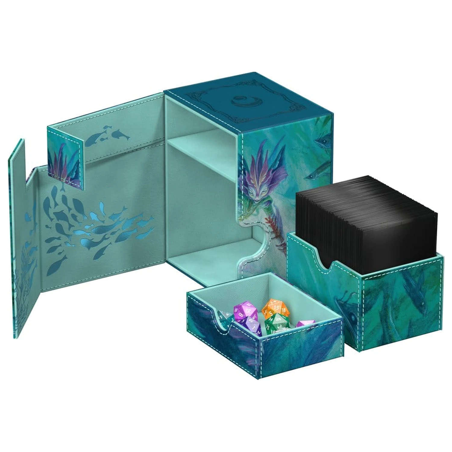 Ultimate Guard Flip'n'Tray 133+ Xenoskin Magic: The Gathering "Lorwyn Eclipsed" - Silvergill Mentor termékfotó