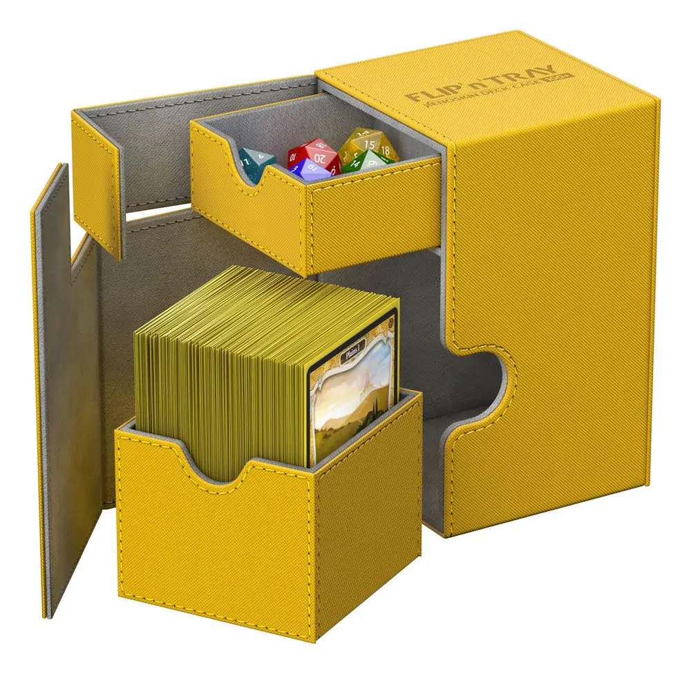 Ultimate Guard Flip´n´Tray  Deck Case 100+ Standard Size XenoSkin Amber termékfotó
