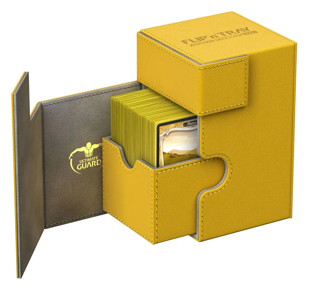 Ultimate Guard Flip´n´Tray  Deck Case 100+ Standard Size XenoSkin Amber termékfotó