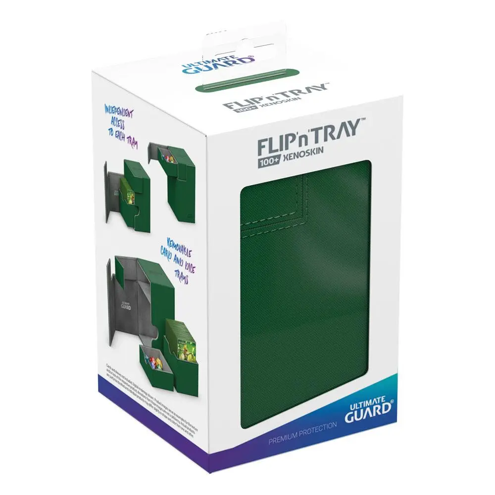 Ultimate Guard Flip´n´Tray Deck Case 100+ Standard Size XenoSkin Green termékfotó