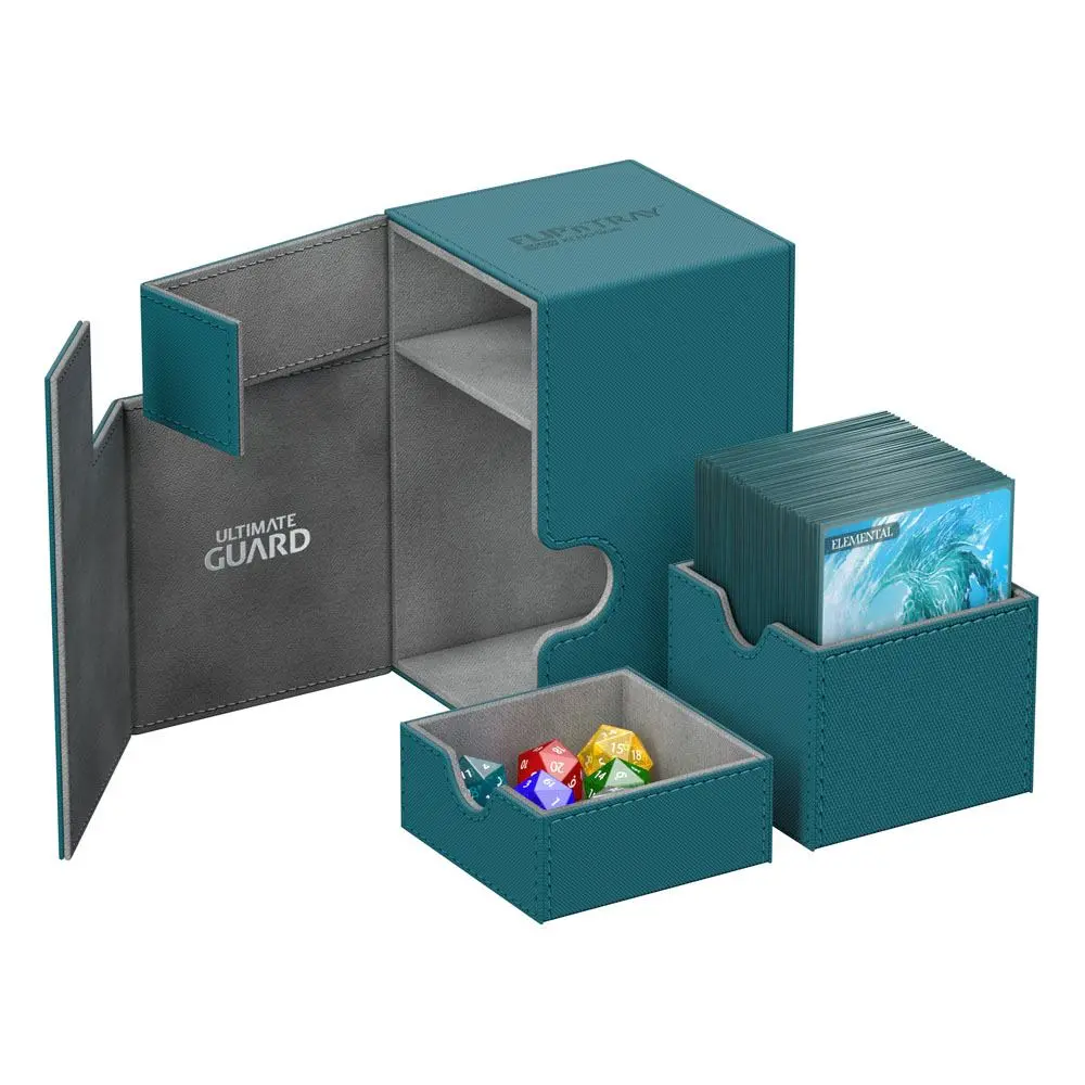 Ultimate Guard Flip´n´Tray Deck Case 100+ Standard Size XenoSkin Petrol Blue termékfotó
