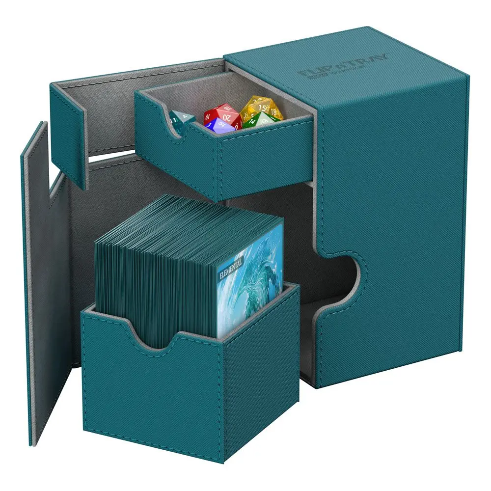 Ultimate Guard Flip´n´Tray Deck Case 100+ Standard Size XenoSkin Petrol Blue termékfotó