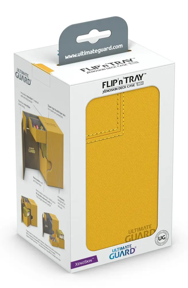Ultimate Guard Flip´n´Tray Deck Case 80+ Standard Size XenoSkin Amber termékfotó