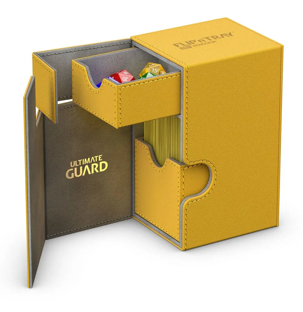 Ultimate Guard Flip´n´Tray Deck Case 80+ Standard Size XenoSkin Amber termékfotó