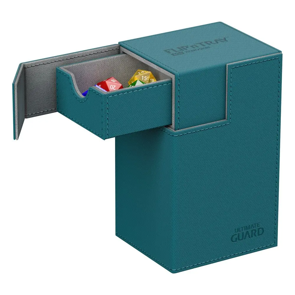 Ultimate Guard Flip´n´Tray Deck Case 80+ Standard Size XenoSkin Petrol Blue termékfotó