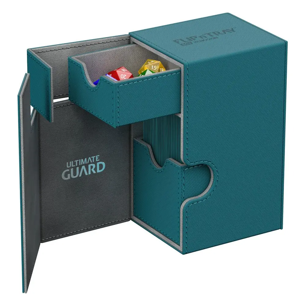 Ultimate Guard Flip´n´Tray Deck Case 80+ Standard Size XenoSkin Petrol Blue termékfotó