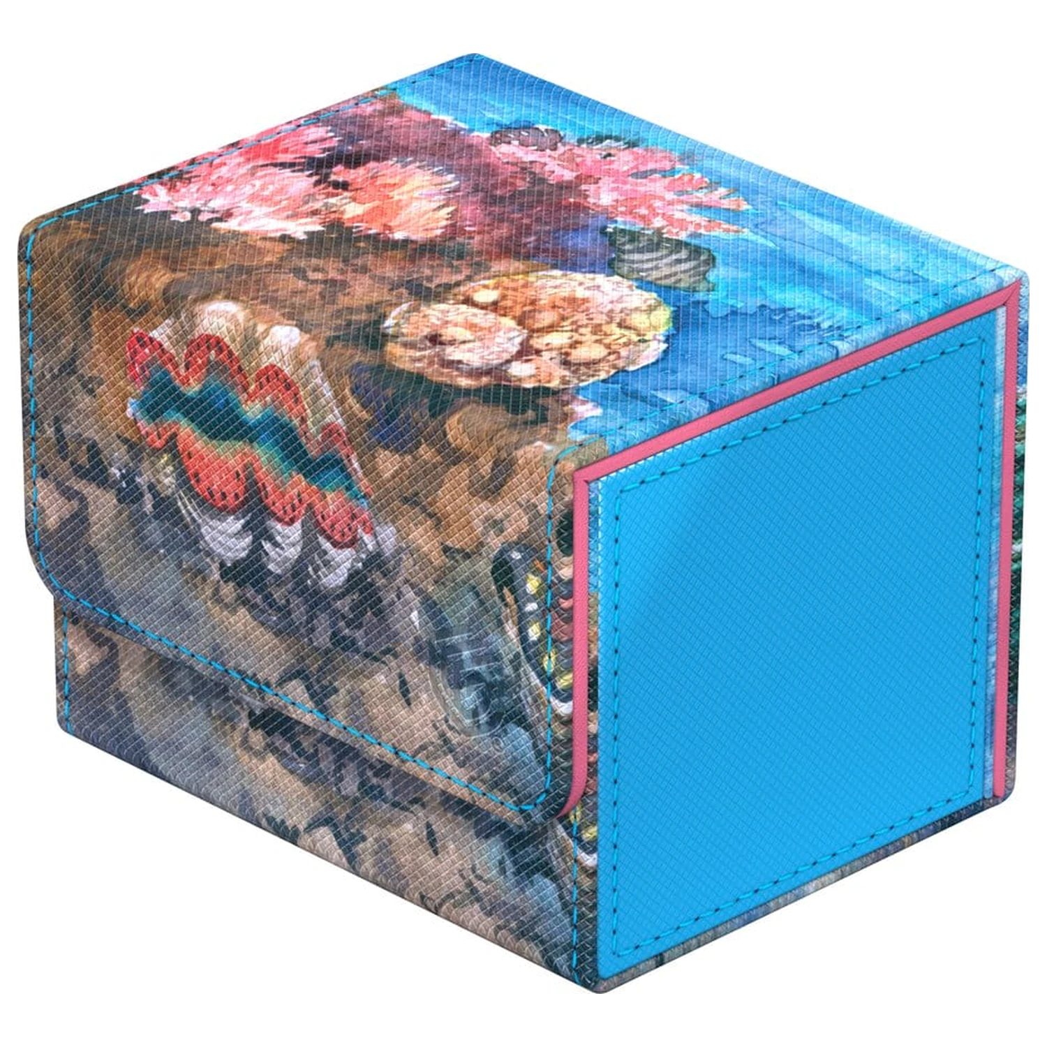 Ultimate Guard Sidewinder 100+ Xenoskin "Coral Places" - Seablue Hush termékfotó