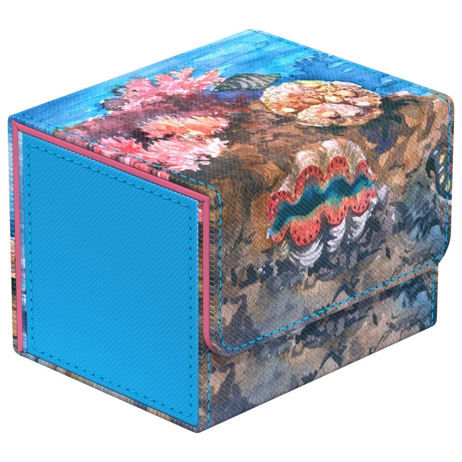 Ultimate Guard Sidewinder 100+ Xenoskin "Coral Places" - Seablue Hush termékfotó